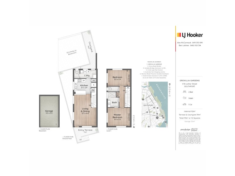 1/16 Lather Street, Southport QLD 4215 Floorplan