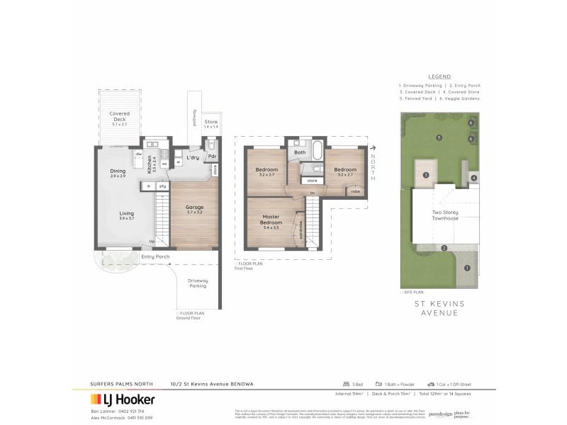 10/2 St Kevins Avenue, Benowa QLD 4217 Floorplan