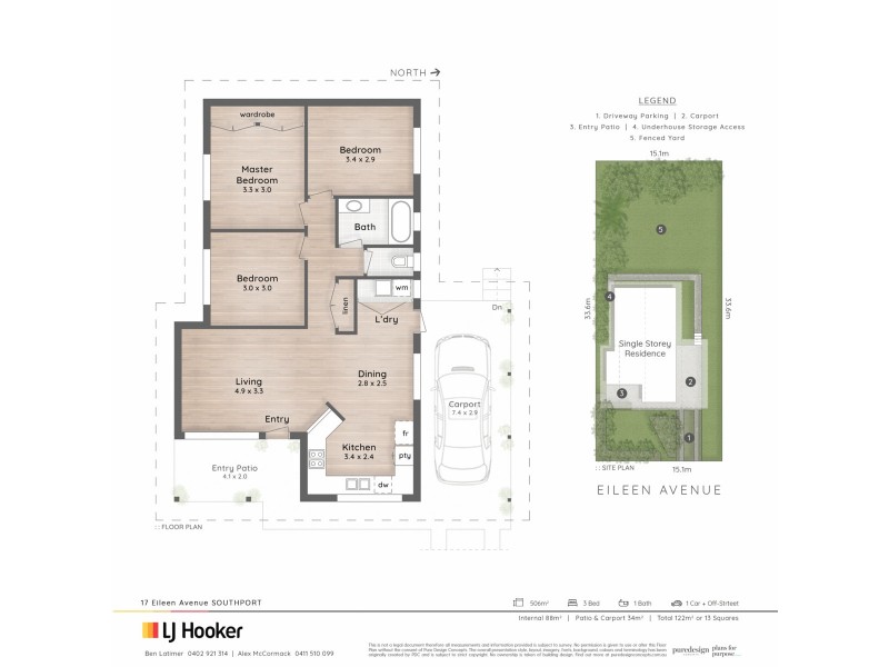 17 Eileen Avenue, Southport QLD 4215 Floorplan