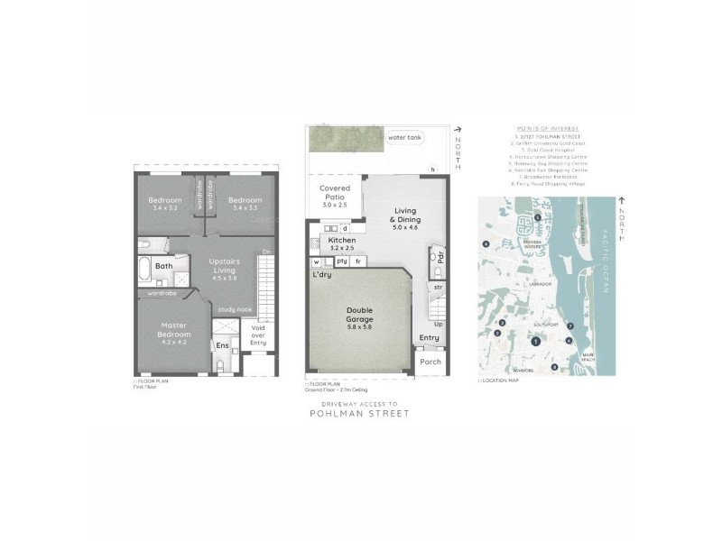 2/127 Pohlman Street, Southport QLD 4215 Floorplan