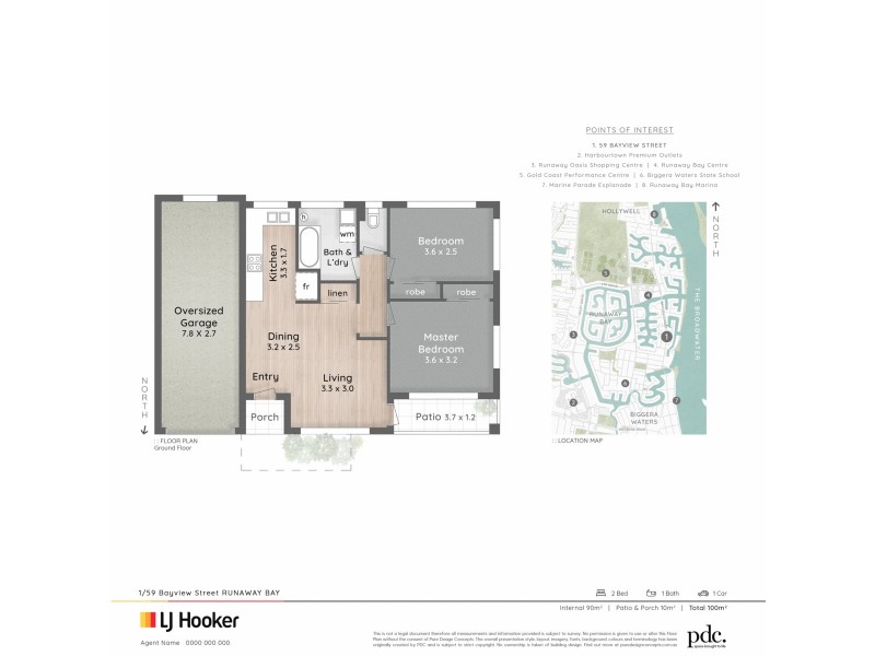 1/59 Bayview Street, Runaway Bay QLD 4216 Floorplan