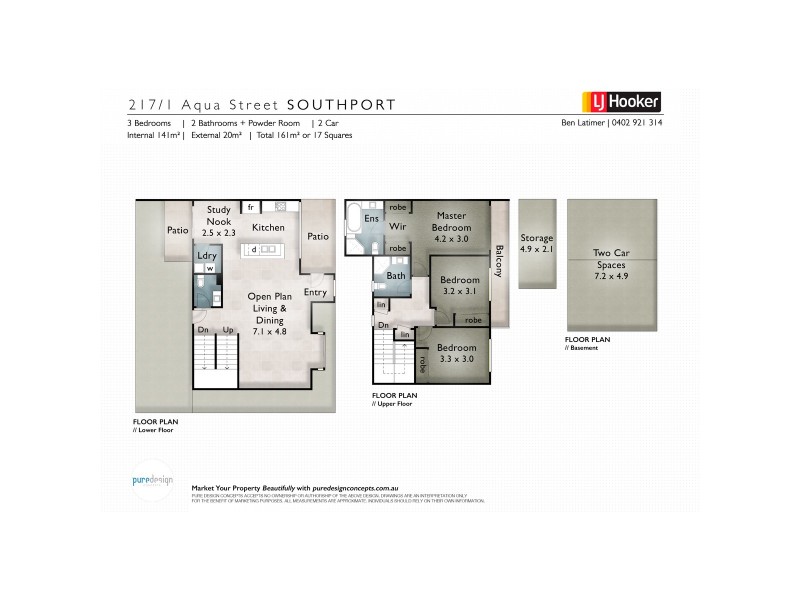 217/1 Aqua Street, Southport QLD 4215 Floorplan