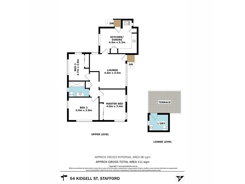 54 Kidgell Street, Stafford QLD 4053 Floorplan