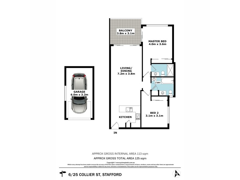 6/25 Collier Street, Stafford QLD 4053 Floorplan