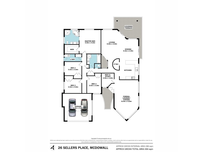 26 Sellers Place, Mcdowall QLD 4053 Floorplan