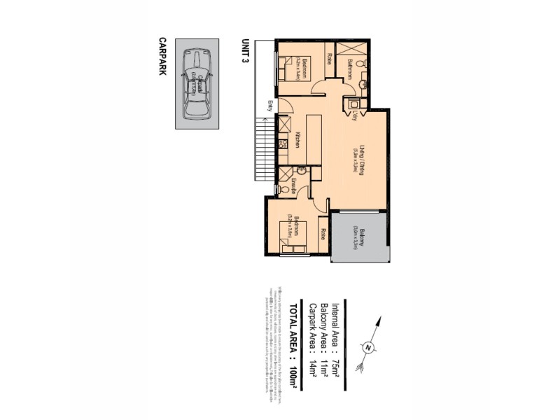 3/90 Ryans Road, Nundah QLD 4012 Floorplan