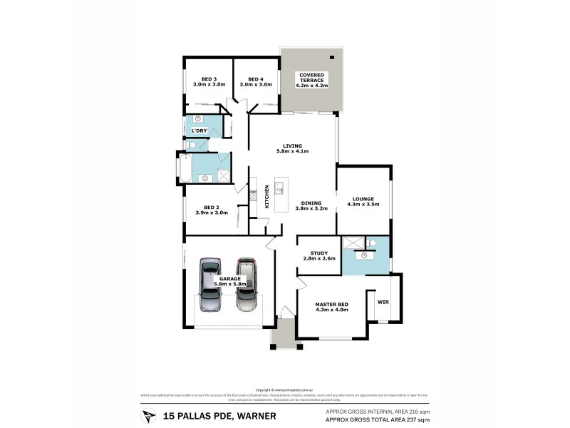 15 Pallas Parade, Warner QLD 4500 Floorplan