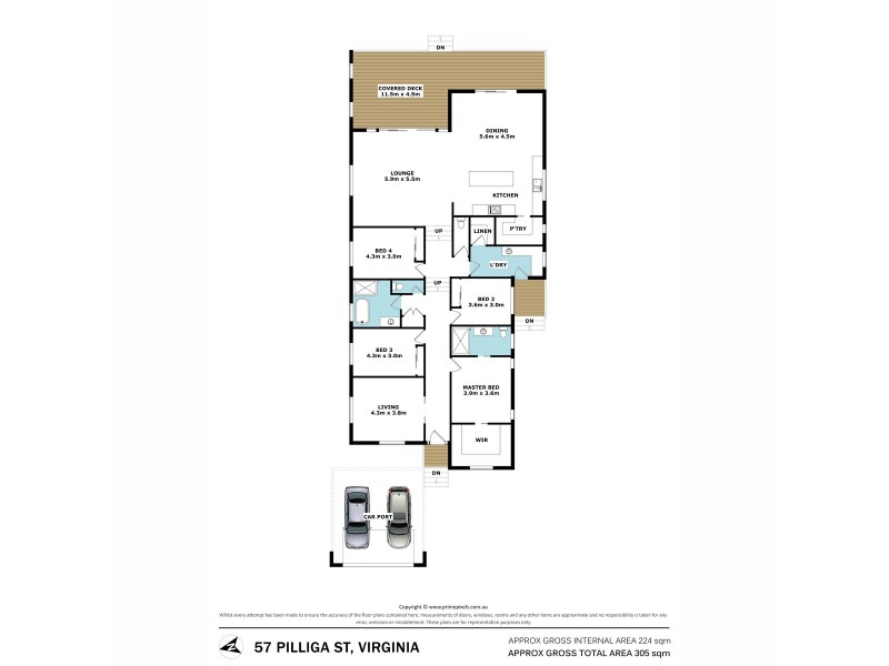 57 Pilliga Street, Virginia QLD 4014 Floorplan