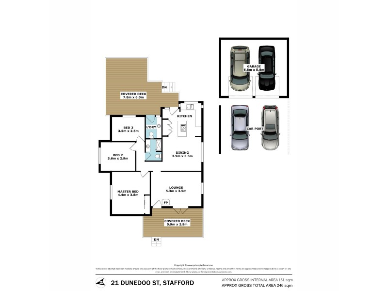 21 Dunedoo Street, Stafford QLD 4053 Floorplan