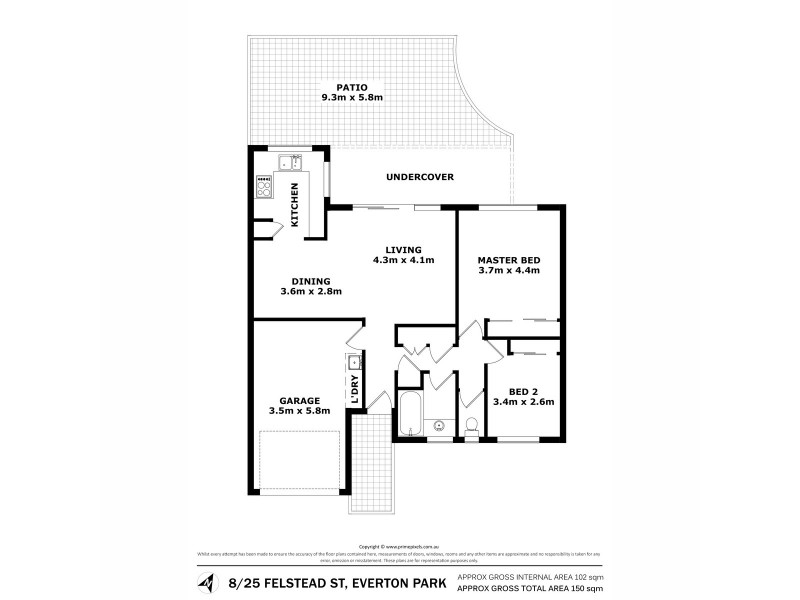 8/25 Felstead Street, Everton Park QLD 4053 Floorplan