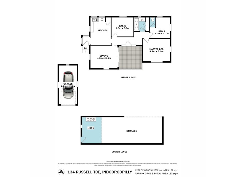 134 Russell Terrace, Indooroopilly QLD 4068 Floorplan