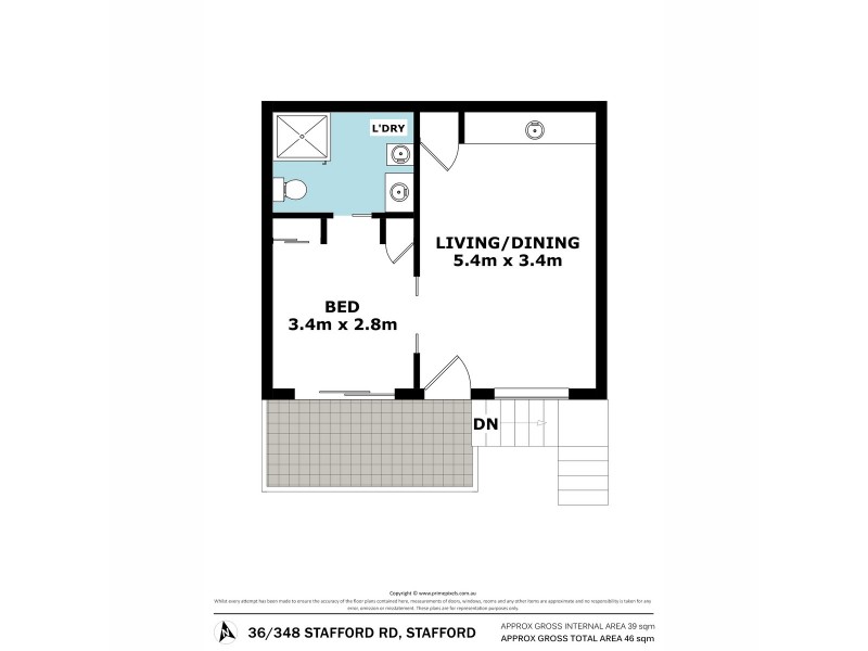 36/348 Stafford Road, Stafford QLD 4053 Floorplan