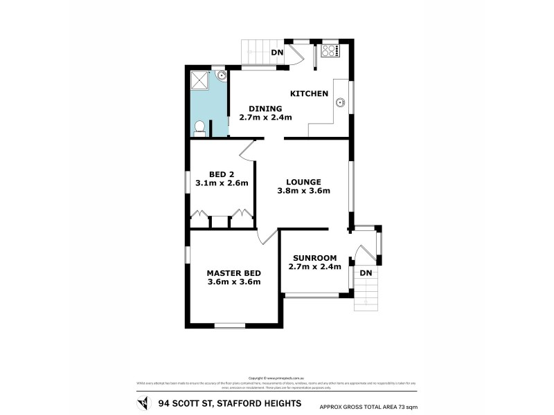 94 Scott Street, Stafford Heights QLD 4053 Floorplan