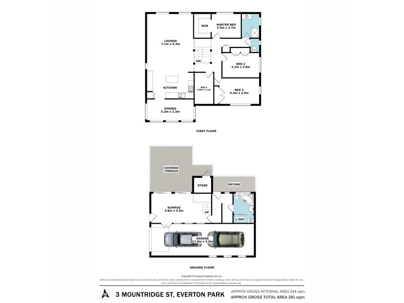 3 Mountridge Street, Everton Park QLD 4053 Floorplan