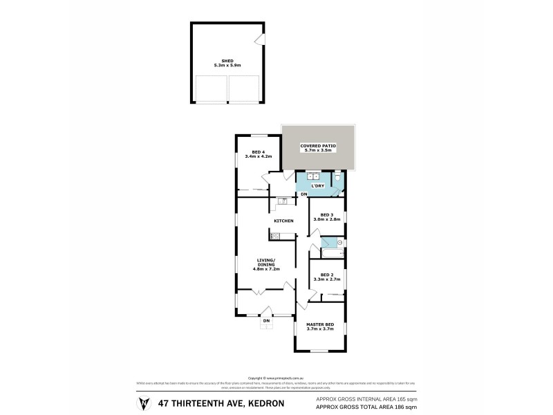 47 Thirteenth Avenue, Kedron QLD 4031 Floorplan