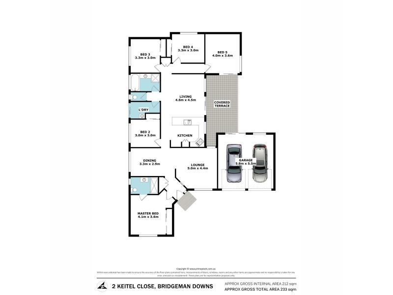 2 Keitel Close, Bridgeman Downs QLD 4035 Floorplan