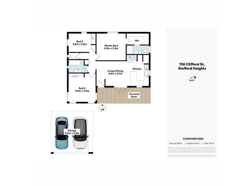 136 Clifford Street, Stafford Heights QLD 4053 Floorplan