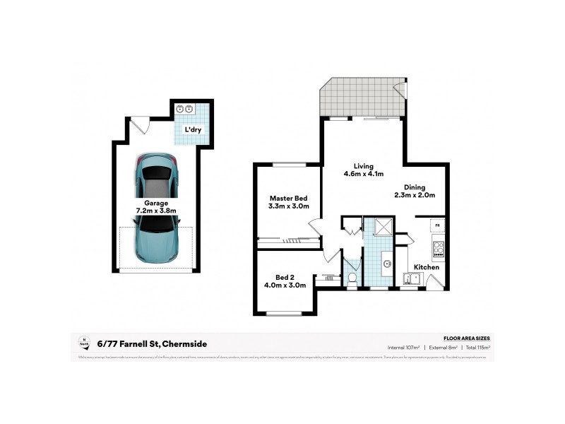 6/77 Farnell Street, Chermside QLD 4032 Floorplan