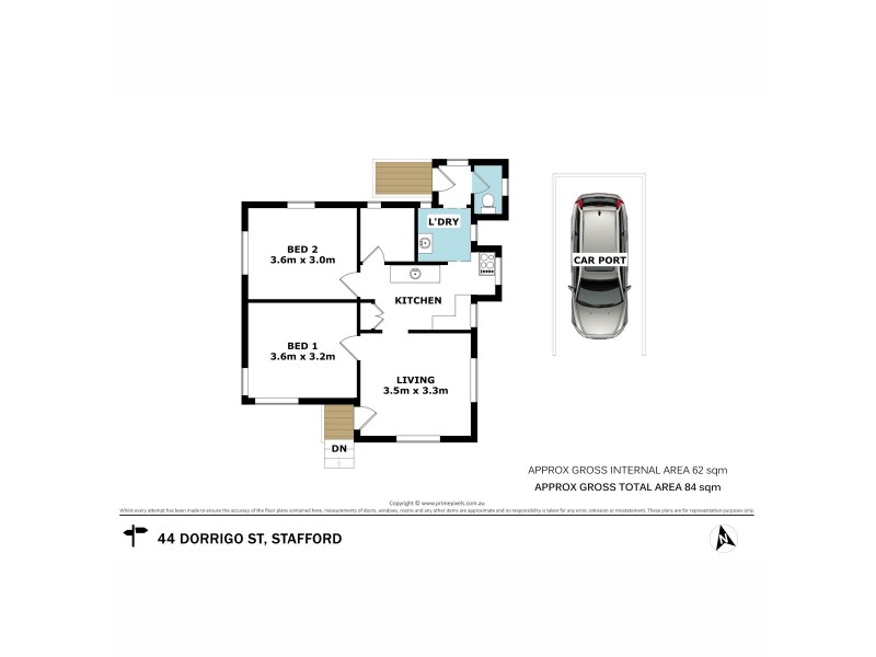 44 Dorrigo Street, Stafford Heights QLD 4053 Floorplan