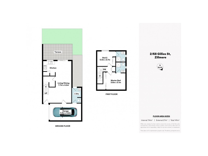 2/68 Gillies Street, Zillmere QLD 4034 Floorplan