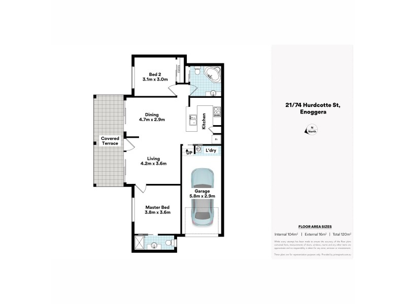 21/80 Hurdcotte Street, Enoggera QLD 4051 Floorplan