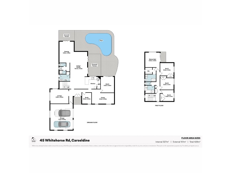 45 Whitehorse Street, Carseldine QLD 4034 Floorplan