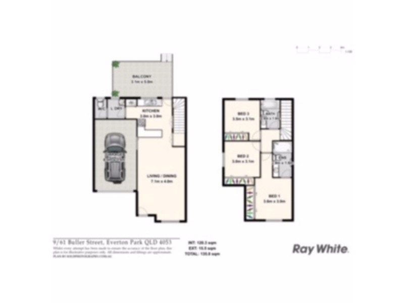 9/61 Buller Street, Everton Park QLD 4053 Floorplan