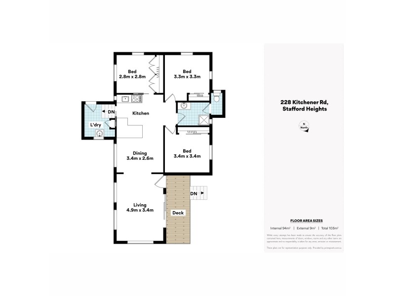 228 Kitchener Road, Stafford Heights QLD 4053 Floorplan