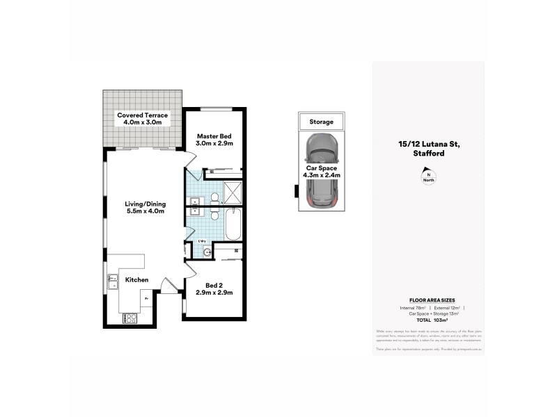 15/12 Lutana Street, Stafford QLD 4053 Floorplan