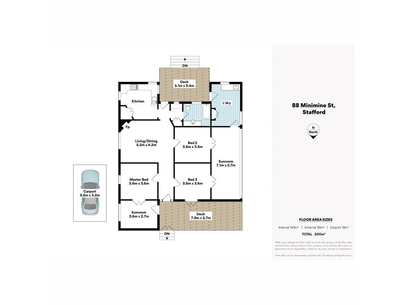 88 Minimine Street, Stafford QLD 4053 Floorplan