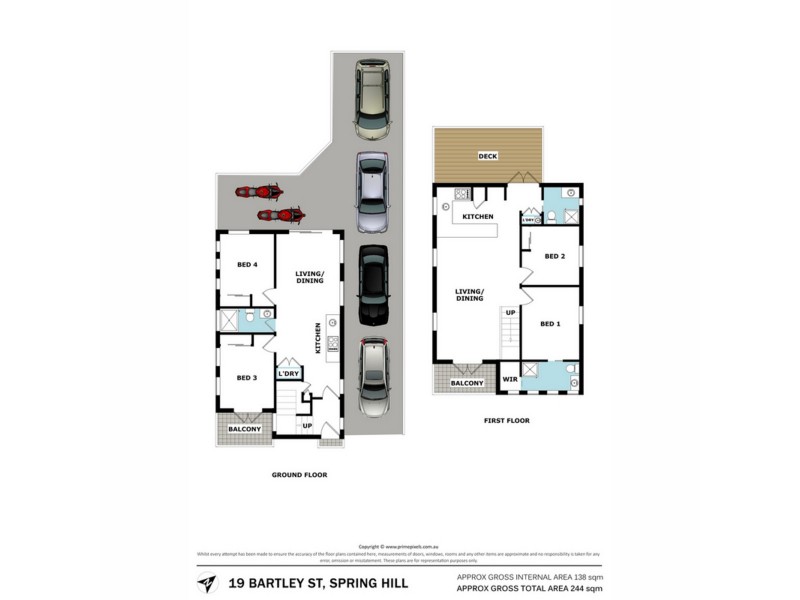 19 Bartley Street, Spring Hill QLD 4000 Floorplan