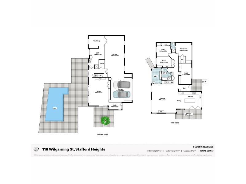 118 Wilgarning Street, Stafford Heights QLD 4053 Floorplan