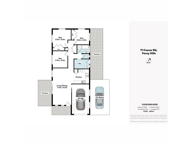 11 Caesar Road, Ferny Hills QLD 4055 Floorplan