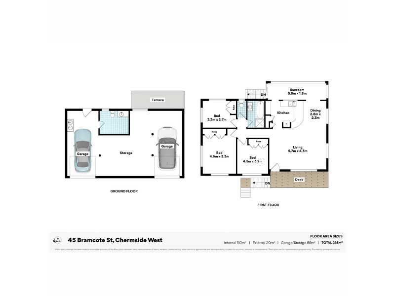 45 Bramcote Street, Chermside West QLD 4032 Floorplan