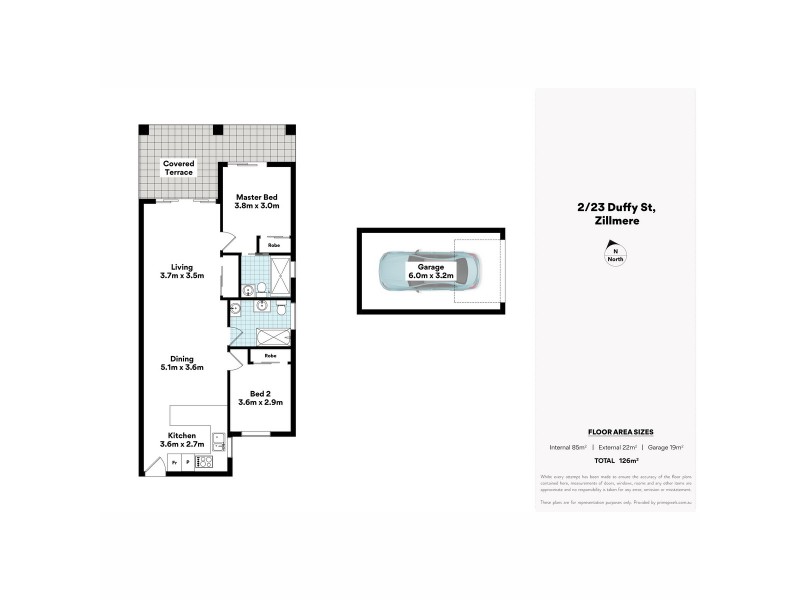 2/23 Duffy Street, Zillmere QLD 4034 Floorplan