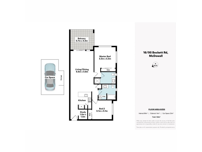 16/95 Beckett Road, Mcdowall QLD 4053 Floorplan