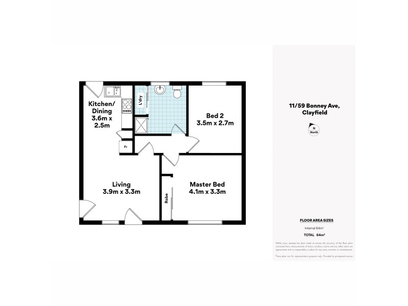 11/59 Bonney Avenue, Clayfield QLD 4011 Floorplan