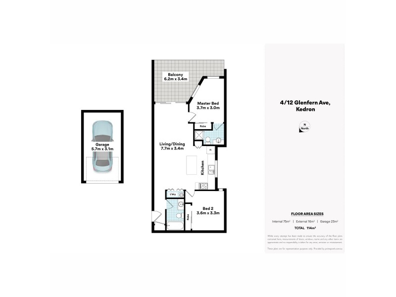 4/12 Glenfern Avenue, Kedron QLD 4031 Floorplan