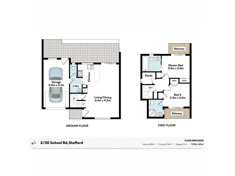 2/30 School Road, Stafford QLD 4053 Floorplan