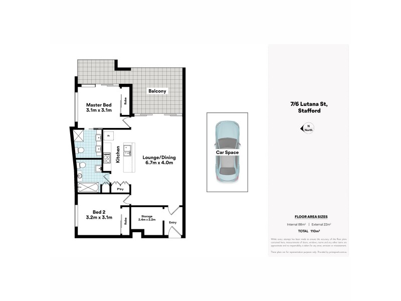 7/6 Lutana Street, Stafford QLD 4053 Floorplan