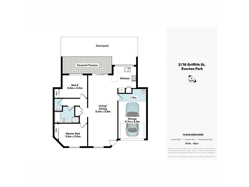 2/16 Griffith Street, Everton Park QLD 4053 Floorplan