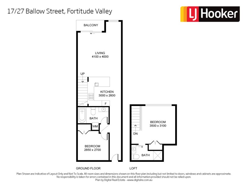 17/27 Ballow Street, Fortitude Valley QLD 4006 Floorplan