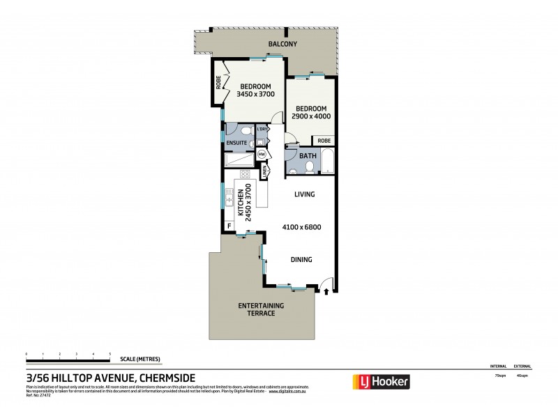 3/56 Hilltop Avenue, Chermside QLD 4032 Floorplan