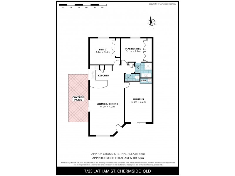 7/23 Latham Street, Chermside QLD 4032 Floorplan