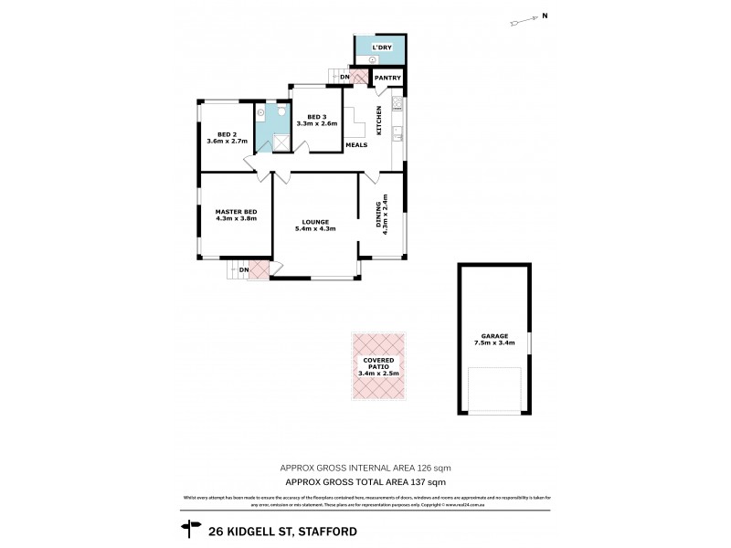 26 Kidgell Street, Stafford QLD 4053 Floorplan