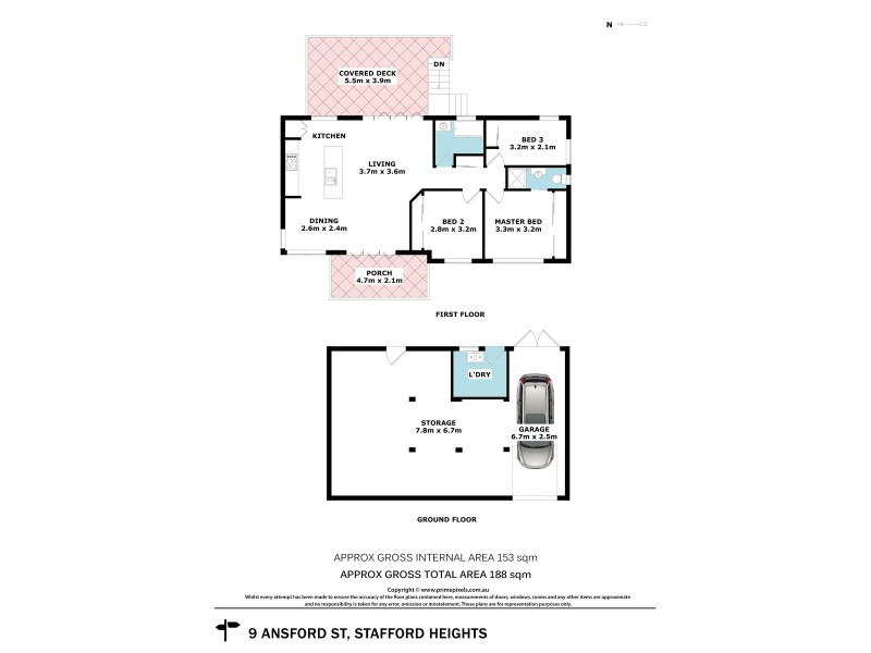 9 Ansford Street, Stafford Heights QLD 4053 Floorplan