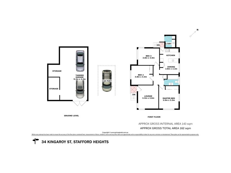 34 Kingaroy Street, Stafford Heights QLD 4053 Floorplan