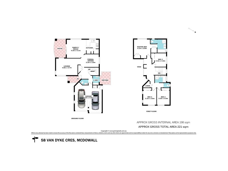 58 Van Dyke Crescent, Mcdowall QLD 4053 Floorplan