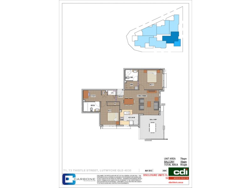 19/71 Thistle Street, Lutwyche QLD 4030 Floorplan