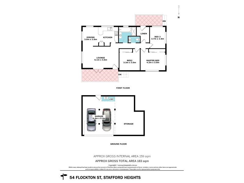 54 Flockton Street, Stafford Heights QLD 4053 Floorplan